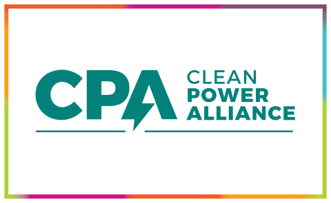 CPA Clean Power Alliance logo with a colorful border.